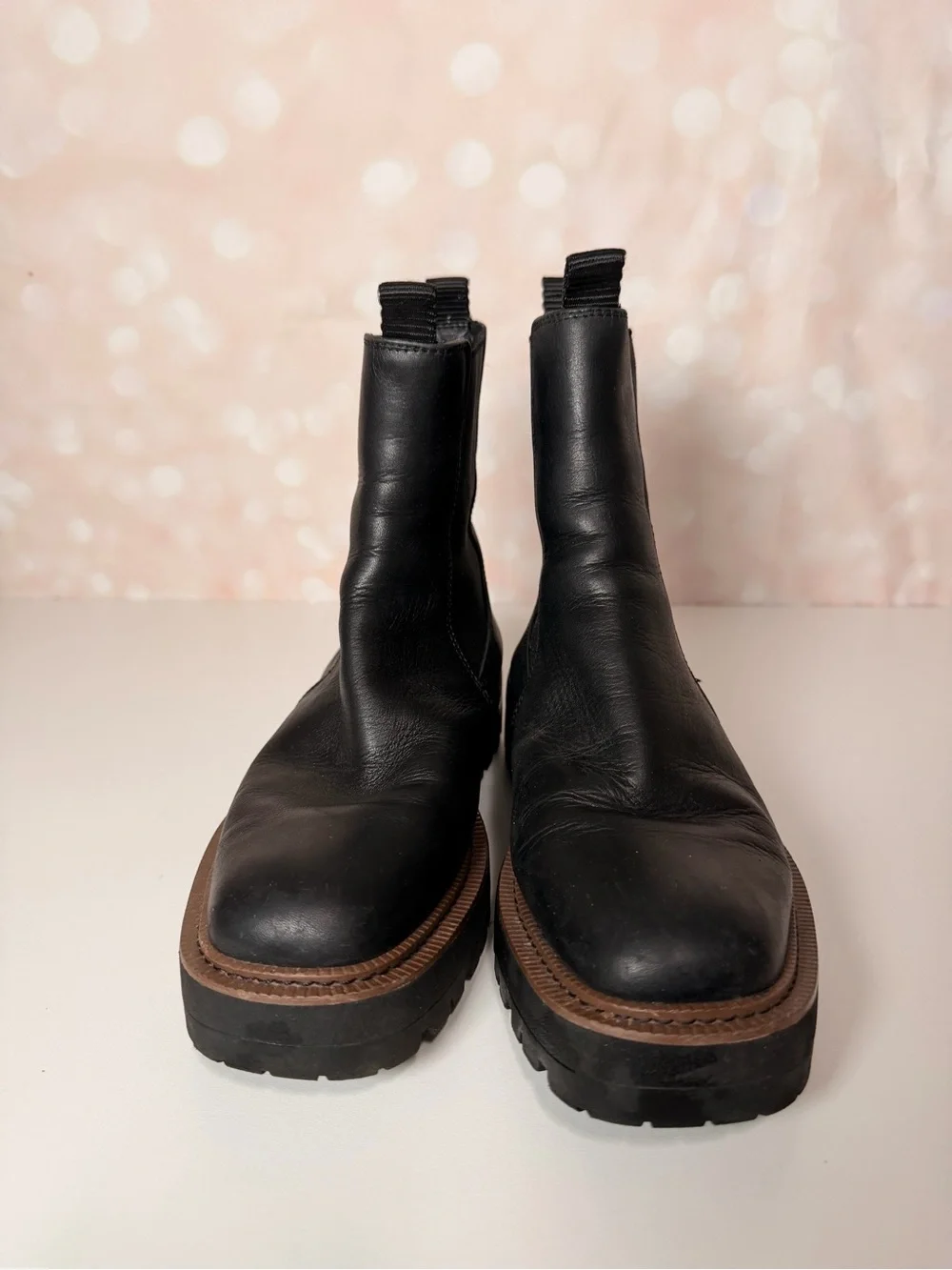 SAM EDELMAN Classic Black Chelsea Boots LAGUNA